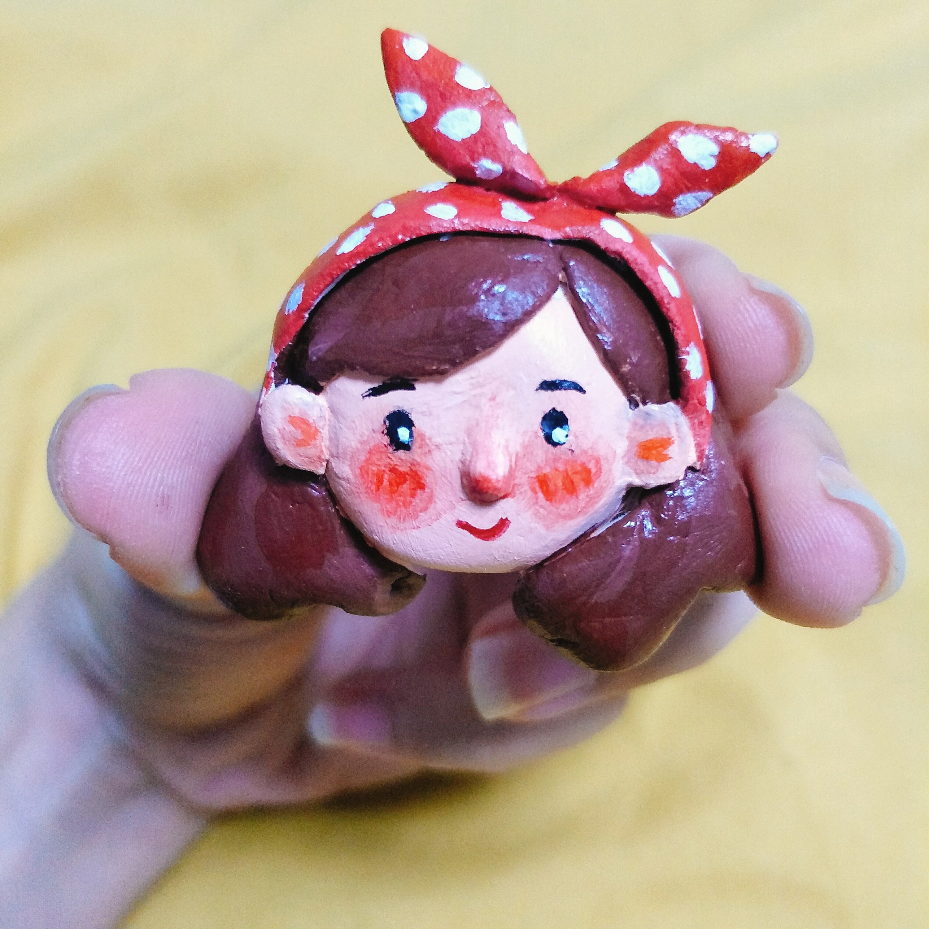 石塑黏土生日贺图