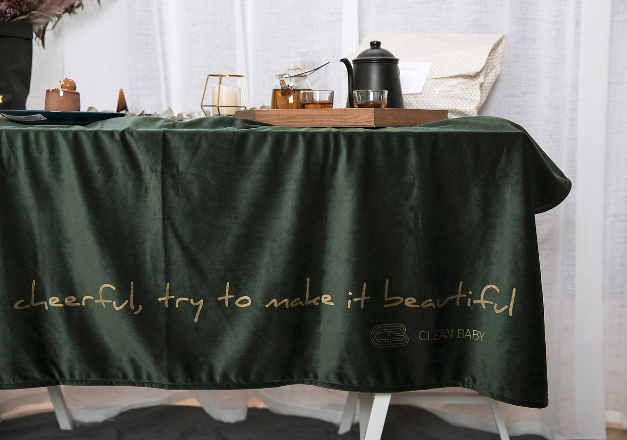 向精致生活出发~丝绒桌布拍摄