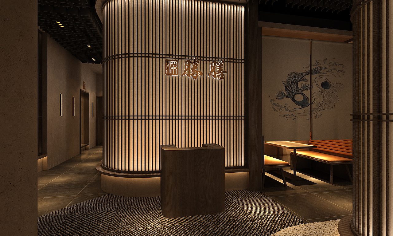 南山澳城1618日料餐饮店（图ZMjc1OTgxOTky） - 酒店餐饮设计 - 站酷设计师HansChen07原创素材 - 站酷ZCOOL