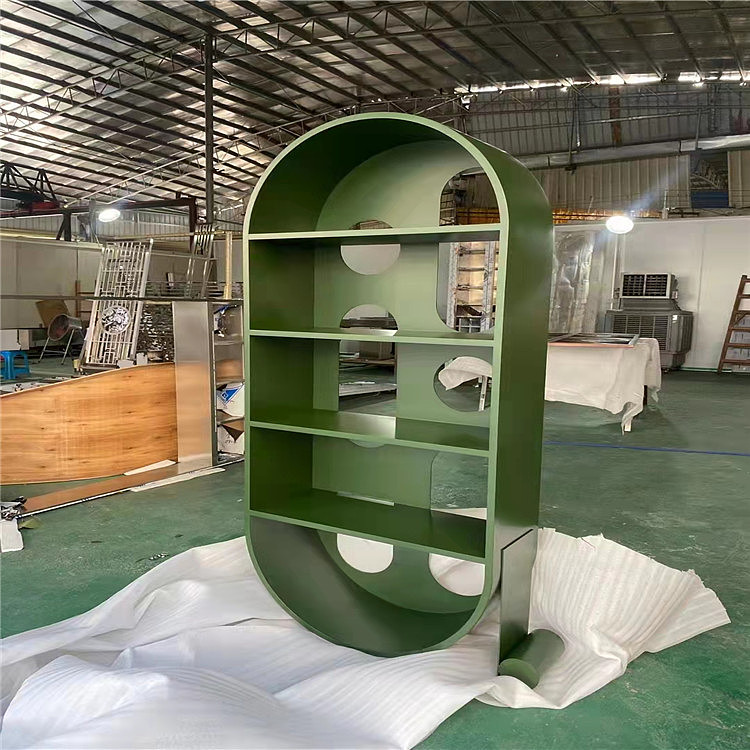 不锈钢酒柜定制,不锈钢玫瑰金置物架厂家实惠定做