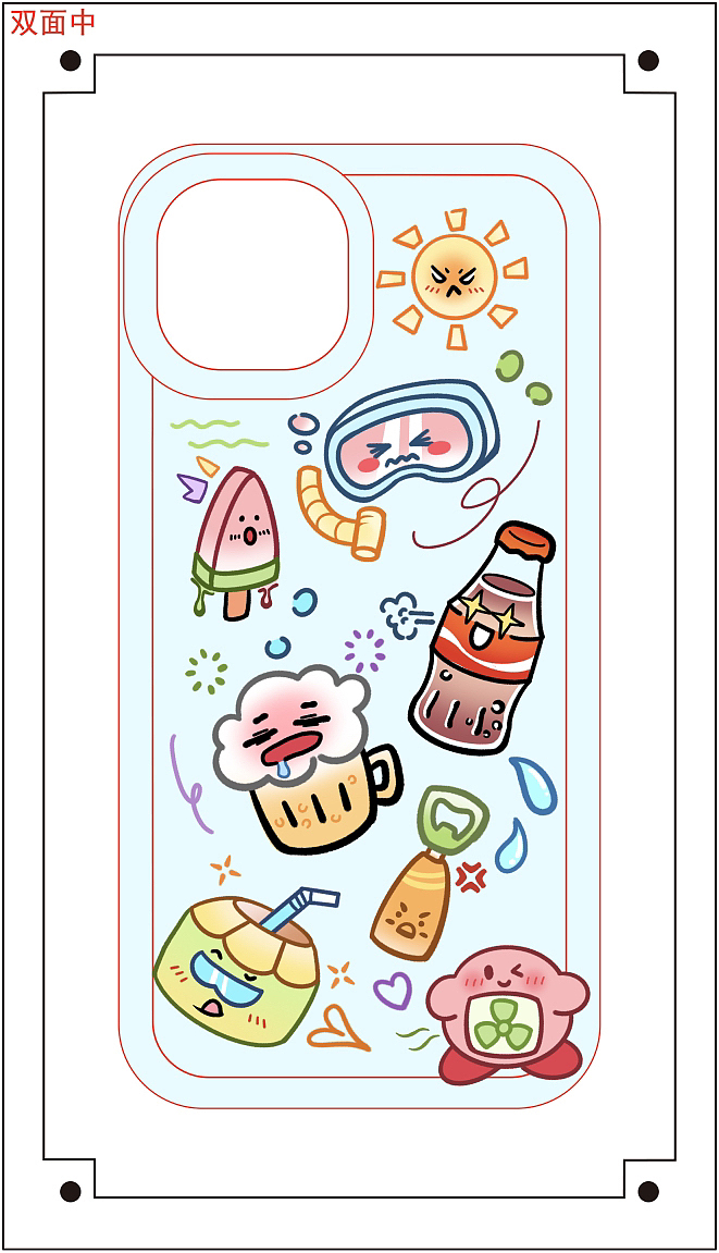 手机壳插画设计（图ZMzQyNjkwMTk2） - 商业插画 - 站酷设计师Z871567617原创素材 - 站酷ZCOOL