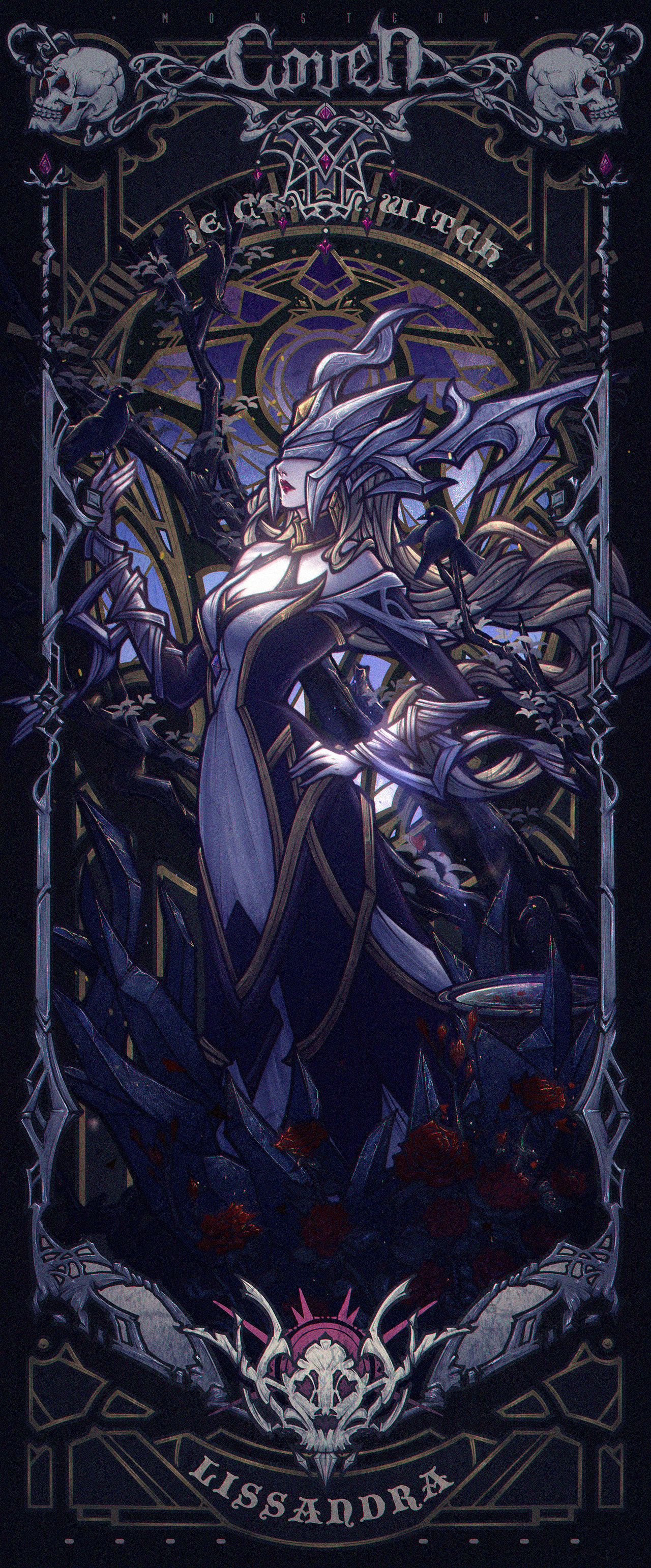 【英雄联盟 ✦ 魔女集会】（图ZMjcyODUyOTI0） - 商业插画 - 站酷设计师MonsterV原创素材 - 站酷ZCOOL