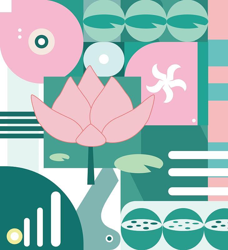 二十四节气——花卉（图ZMjkwMzIwMTYw） - 图案 - 站酷设计师子青浦原创素材 - 站酷ZCOOL