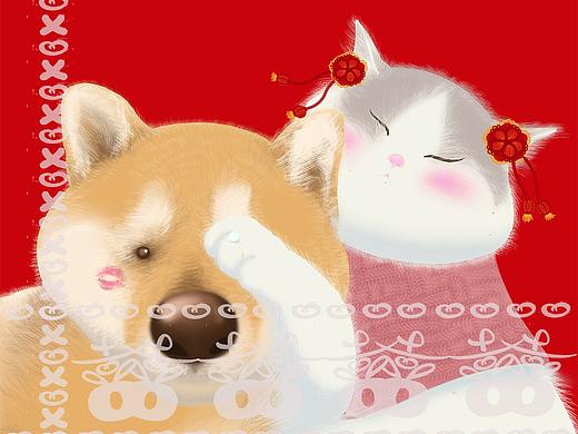 賀歲喵（個人主頁-ZNTc3MjgwODA=） - 創(chuàng)作習作 - 站酷設計師愛果大地原創(chuàng)素材 - 站酷ZCOOL