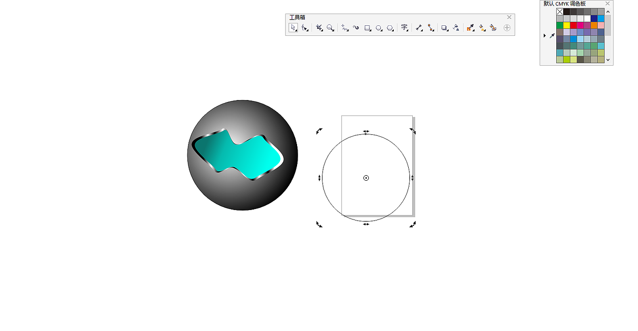 CorelDRAW制作一个立体感的球内精灵（图ZMTU3NjU1NDMy） - IP形象 - 站酷设计师瑶灵铛原创素材 - 站酷ZCOOL