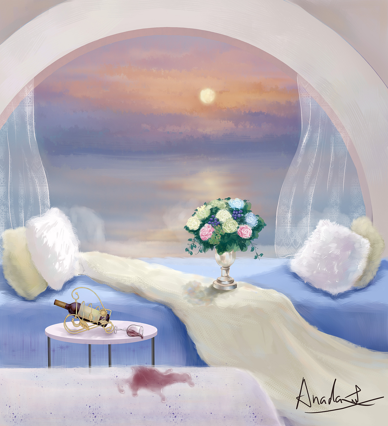 面朝大海春暖花开（图ZMjE4OTcxOTUy） - 商业插画 - 站酷设计师Anada过原创素材 - 站酷ZCOOL