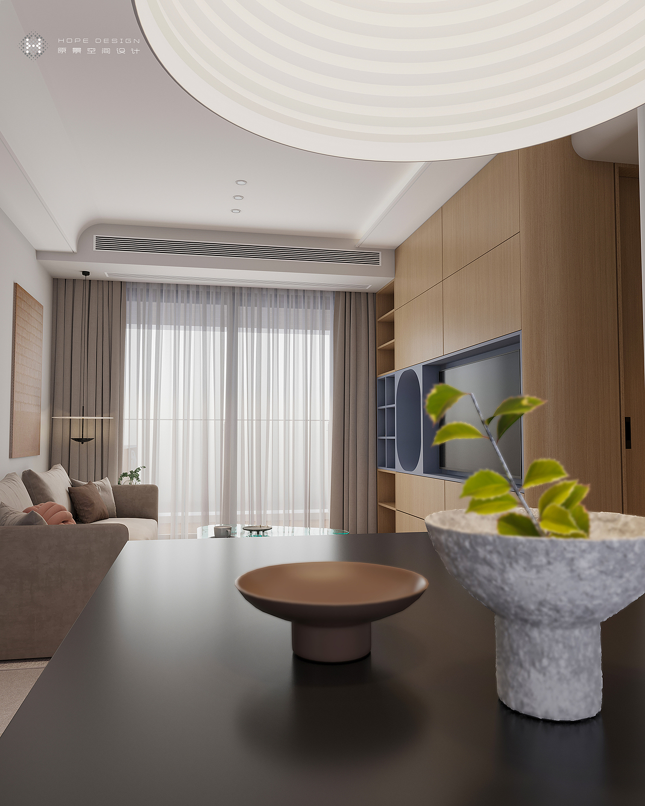 以诗为名，一寸芳草映入心 | 原景作品：深圳·海纳公馆（图ZMjc4MzU4ODA0） - 家装设计 - 站酷设计师原景空间设计原创素材 - 站酷ZCOOL