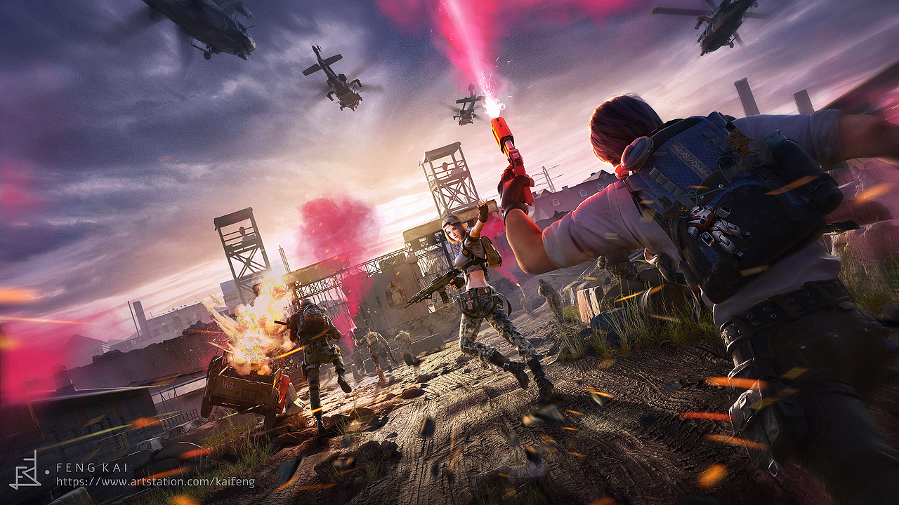 2021海报KV总结（图ZMjg0MjAzOTQ4） - 商业插画 - 站酷设计师冯凯FengKai原创素材 - 站酷ZCOOL