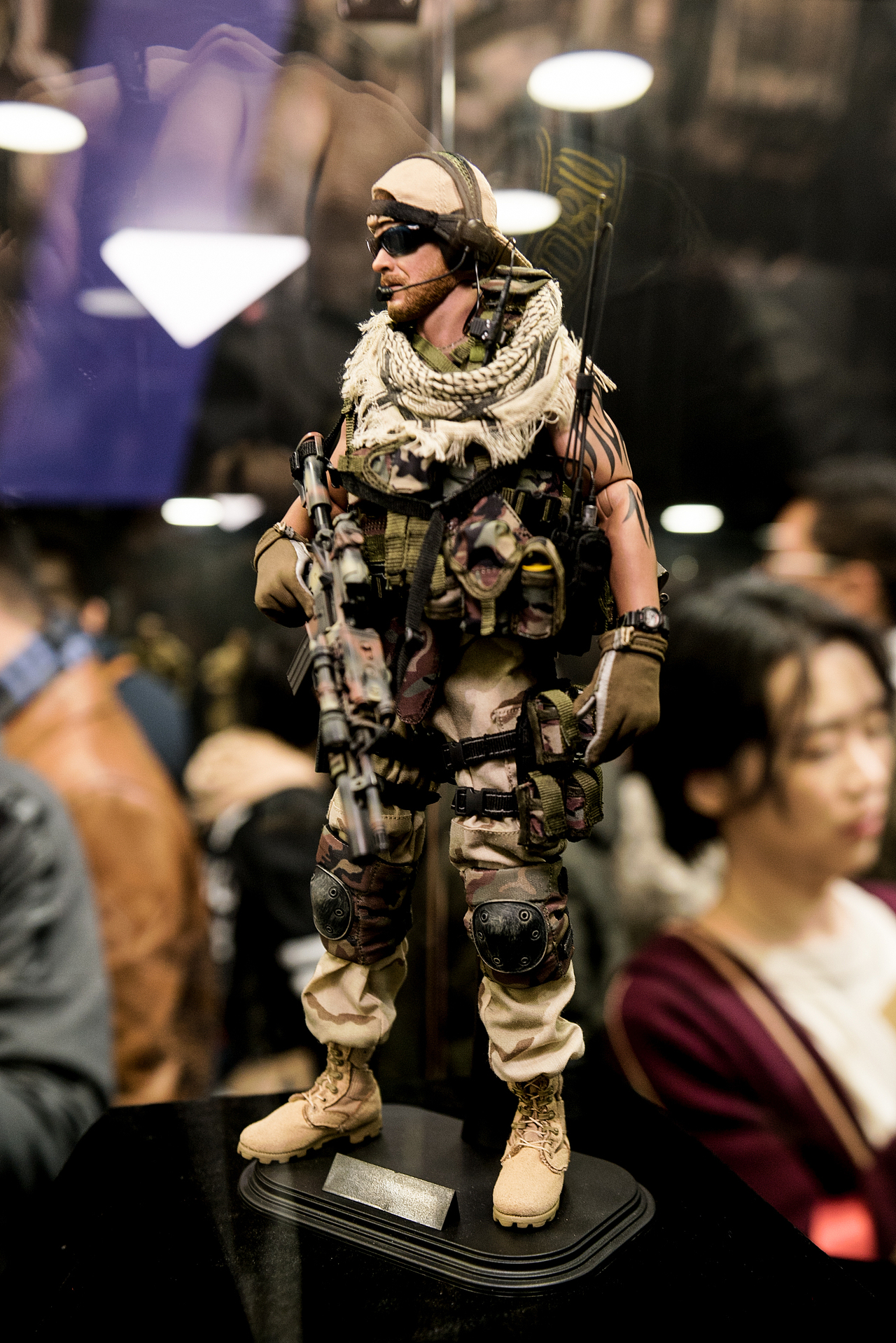 damtoys 绿色贝雷帽 特种部队 兵人玩偶上海wf会场拍摄