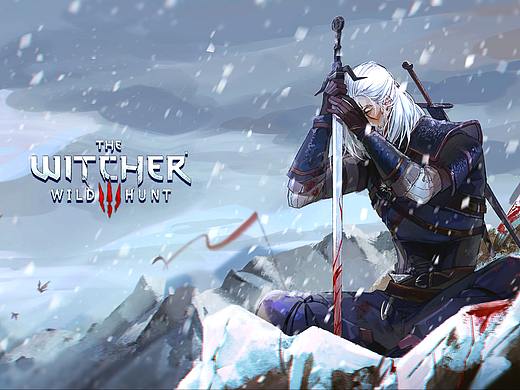 巫师三-杰洛特同人图