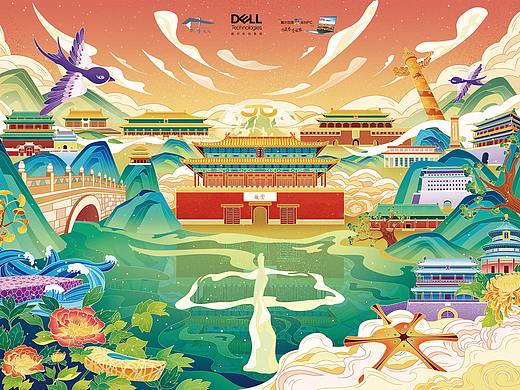 视觉中轴——戴尔X首博中轴线主题设计参赛作品