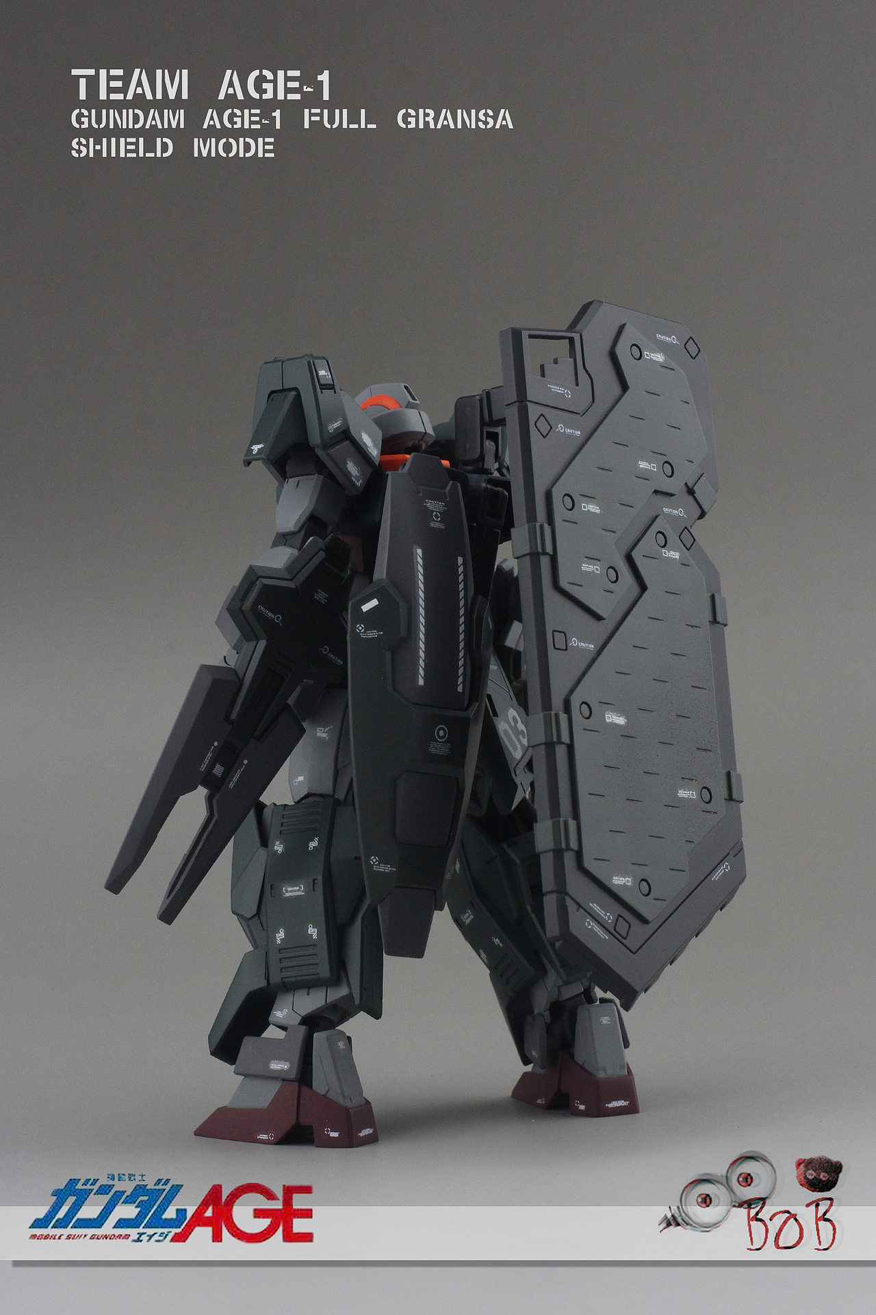 HG GUNDAM AGE-1 FULL GRANSA SHIELD MODE（圖ZMTI0MzA1Mzky） - 手辦/模玩 - 站酷設(shè)計(jì)師BOB_Hobby原創(chuàng)素材 - 站酷ZCOOL