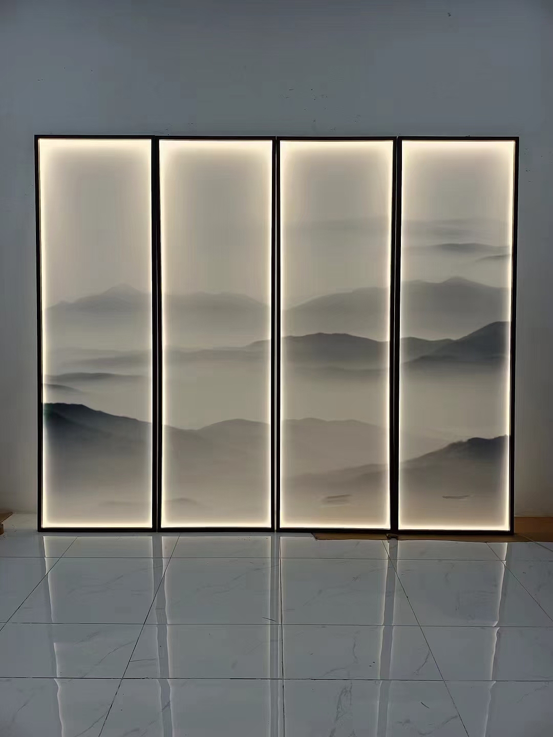 新中式透光屏风意境应用方案