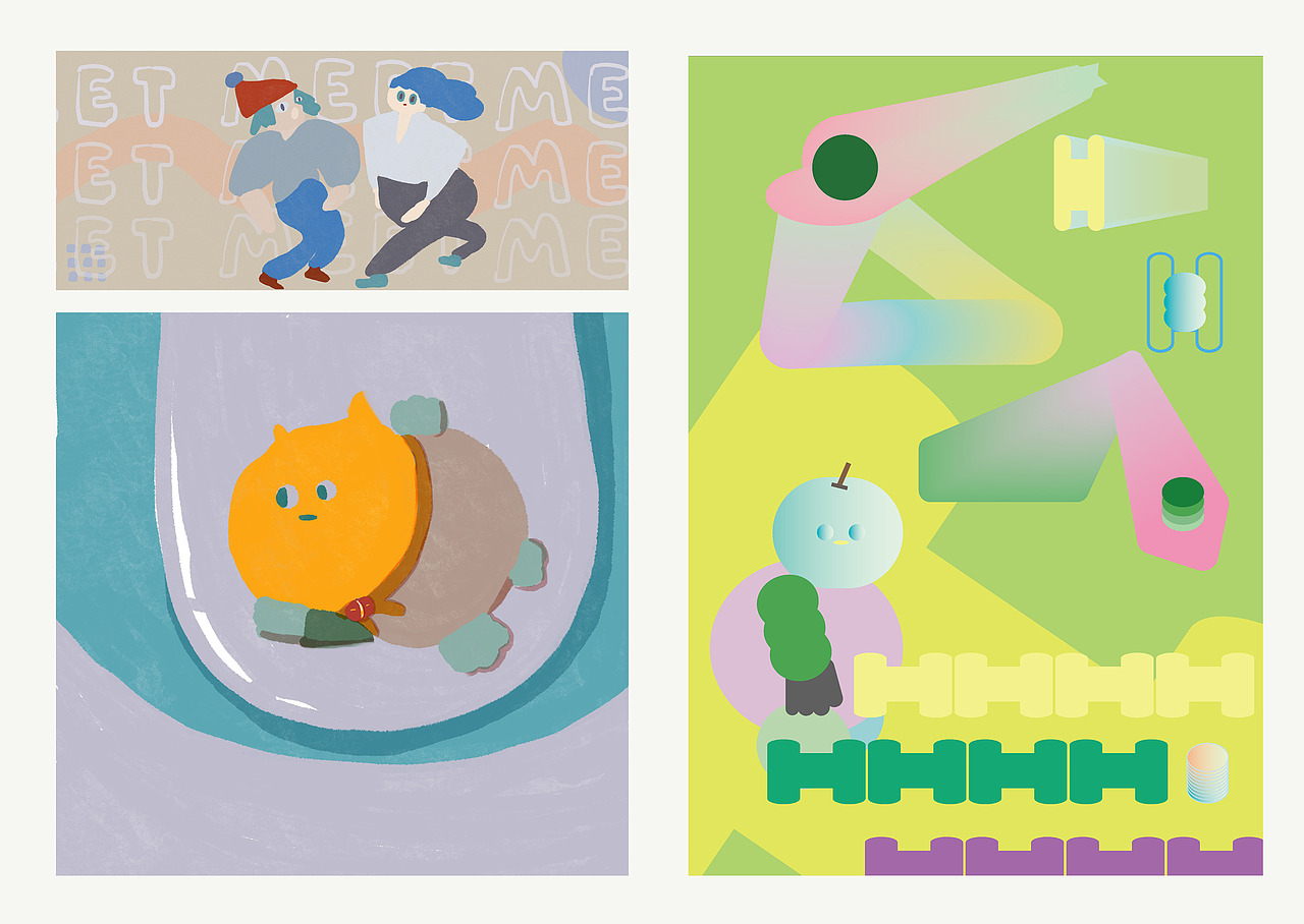 2021年终总结（图ZMjkwMzE3NTc2） - 艺术插画 - 站酷设计师卷卷upupup原创素材 - 站酷ZCOOL