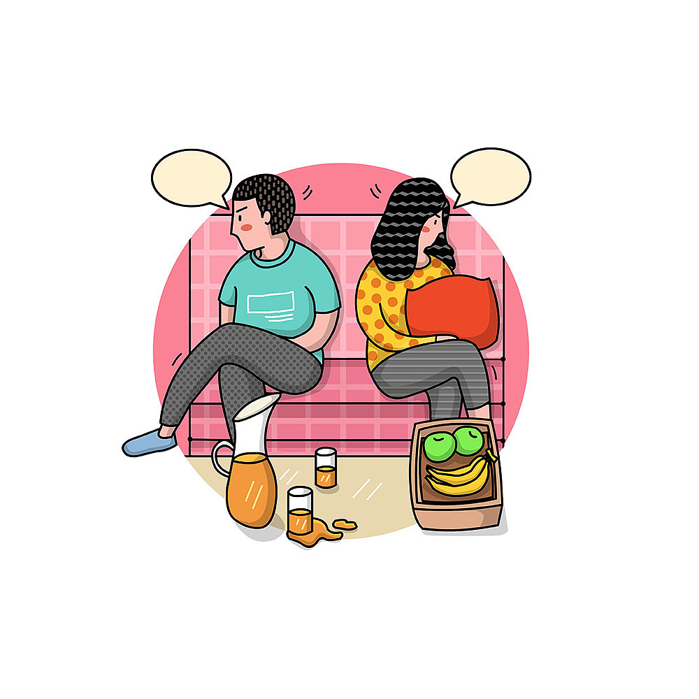 陪伴是最长情的告白（图ZNjA2NzU5ODQ=） - 商业插画 - 站酷设计师crysta1211原创素材 - 站酷ZCOOL