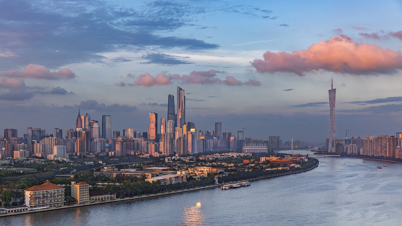 广州城市风光打卡照