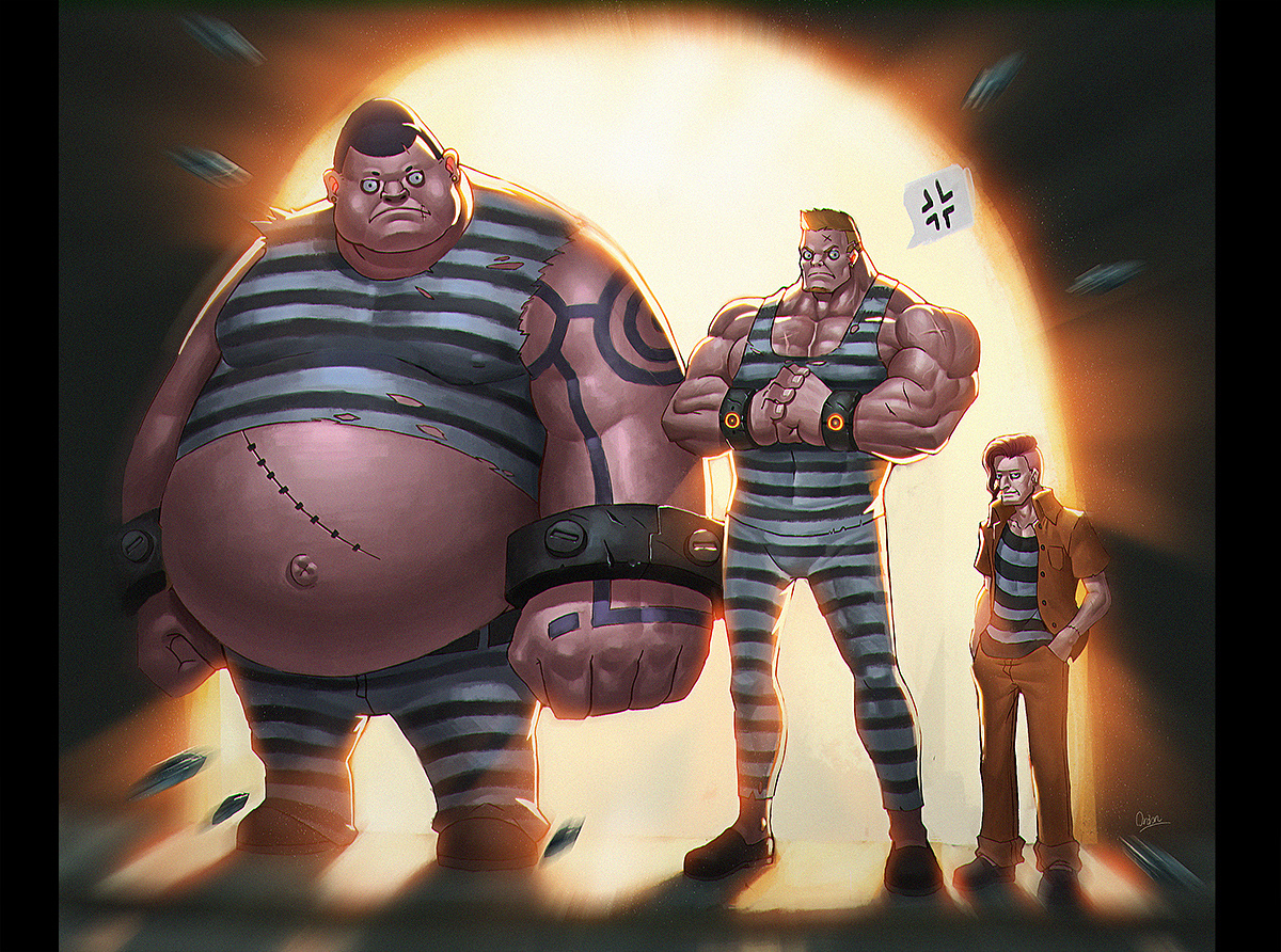 越狱|插画|插画习作|洋葱boy - 原创作品 - 站酷 (zcool)