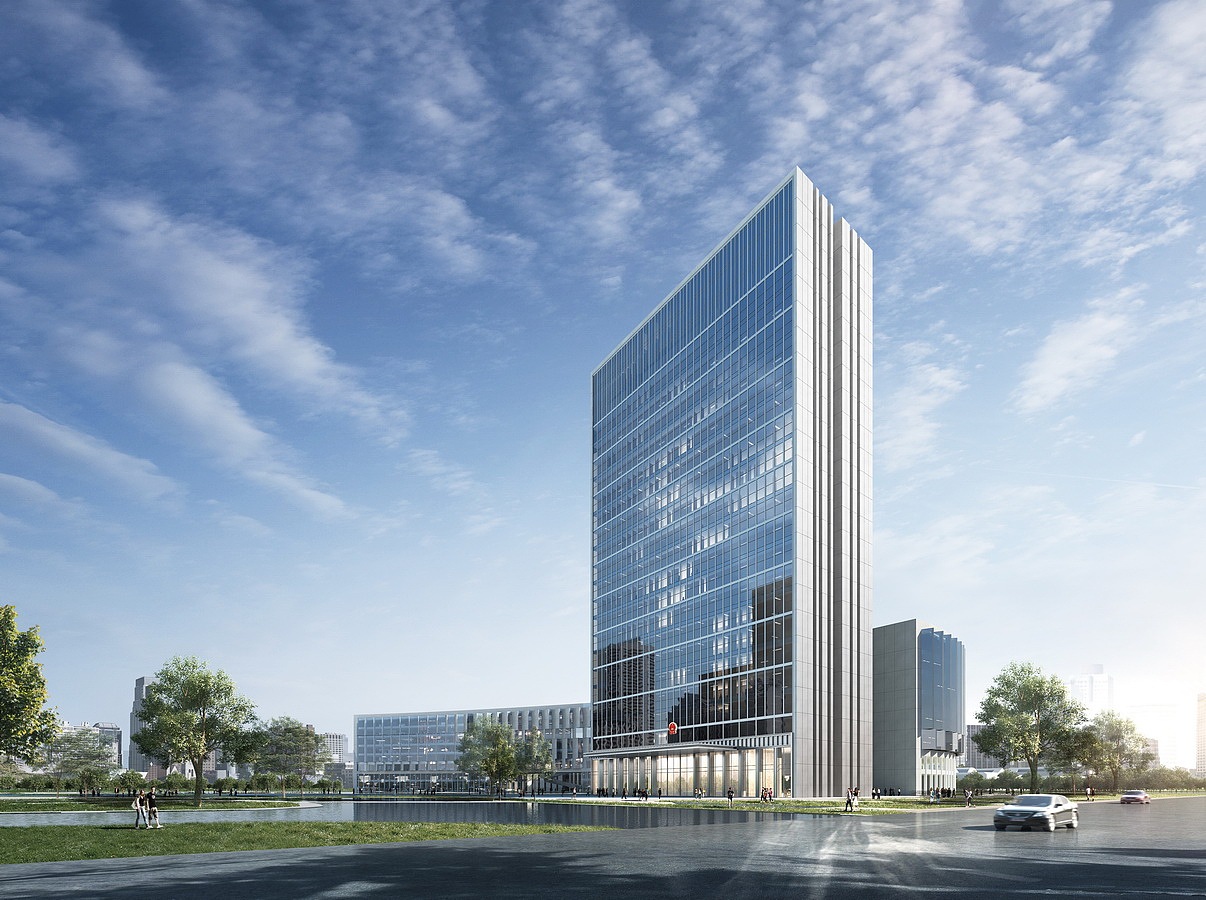 政府办公楼行政中心su模型下载|空间|建筑设计|素模网 - 原创作品