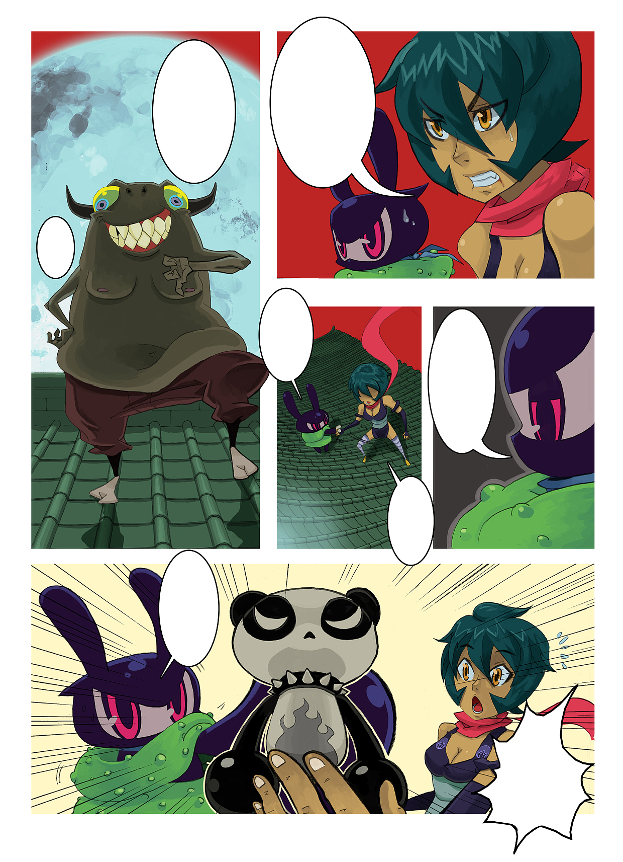 《SuperNinjaGirl》2005（图ZMTk5NTkzNzY=） - 短篇/格漫 - 站酷设计师NinYin会火漫画原创素材 - 站酷ZCOOL