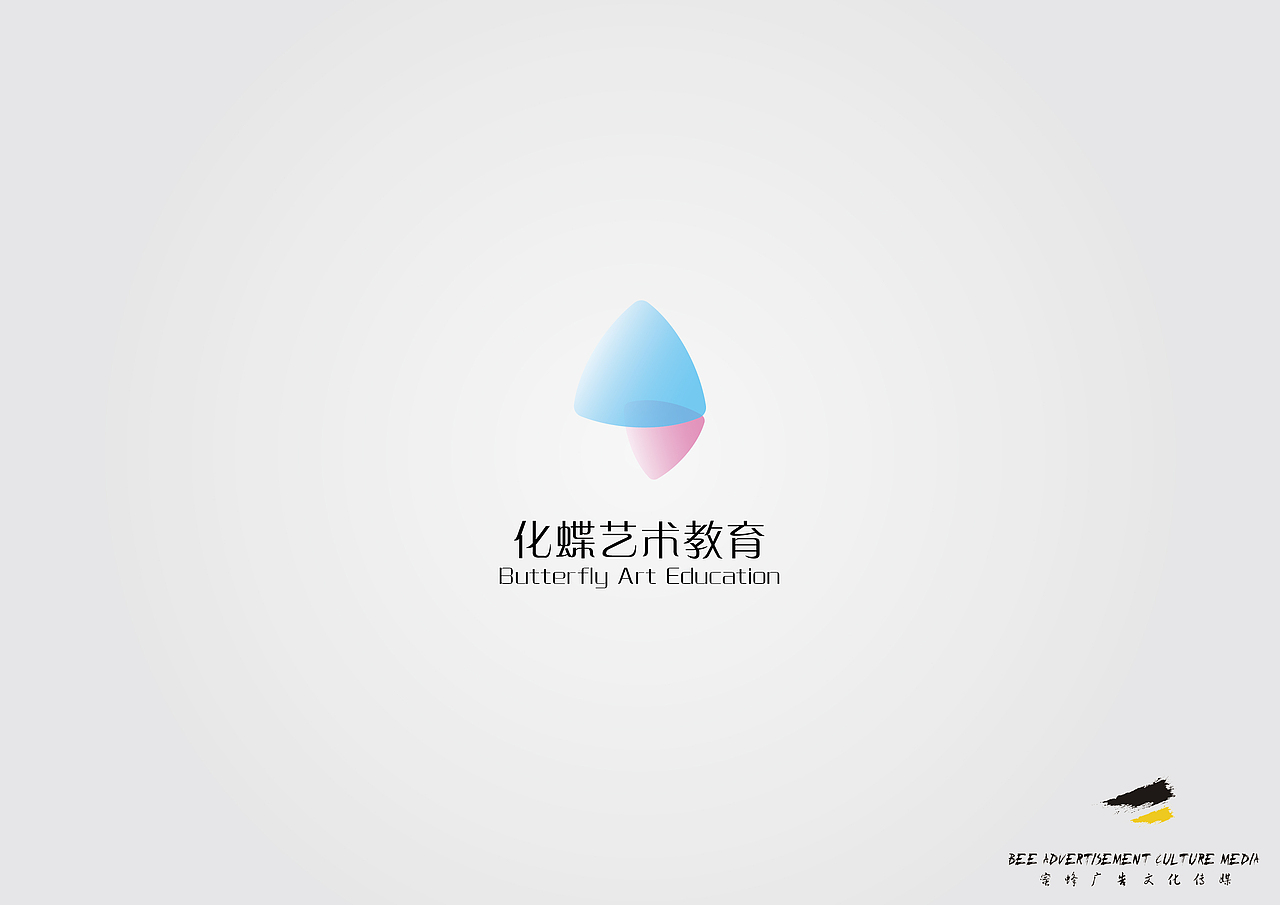 化蝶艺术教育品牌logo设计
