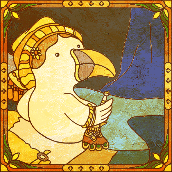 IP形象设计——北欧海鹦的名画演绎（图ZMjEwODAzNjM2） - IP形象 - 站酷设计师Carrie胡嘉俐原创素材 - 站酷ZCOOL