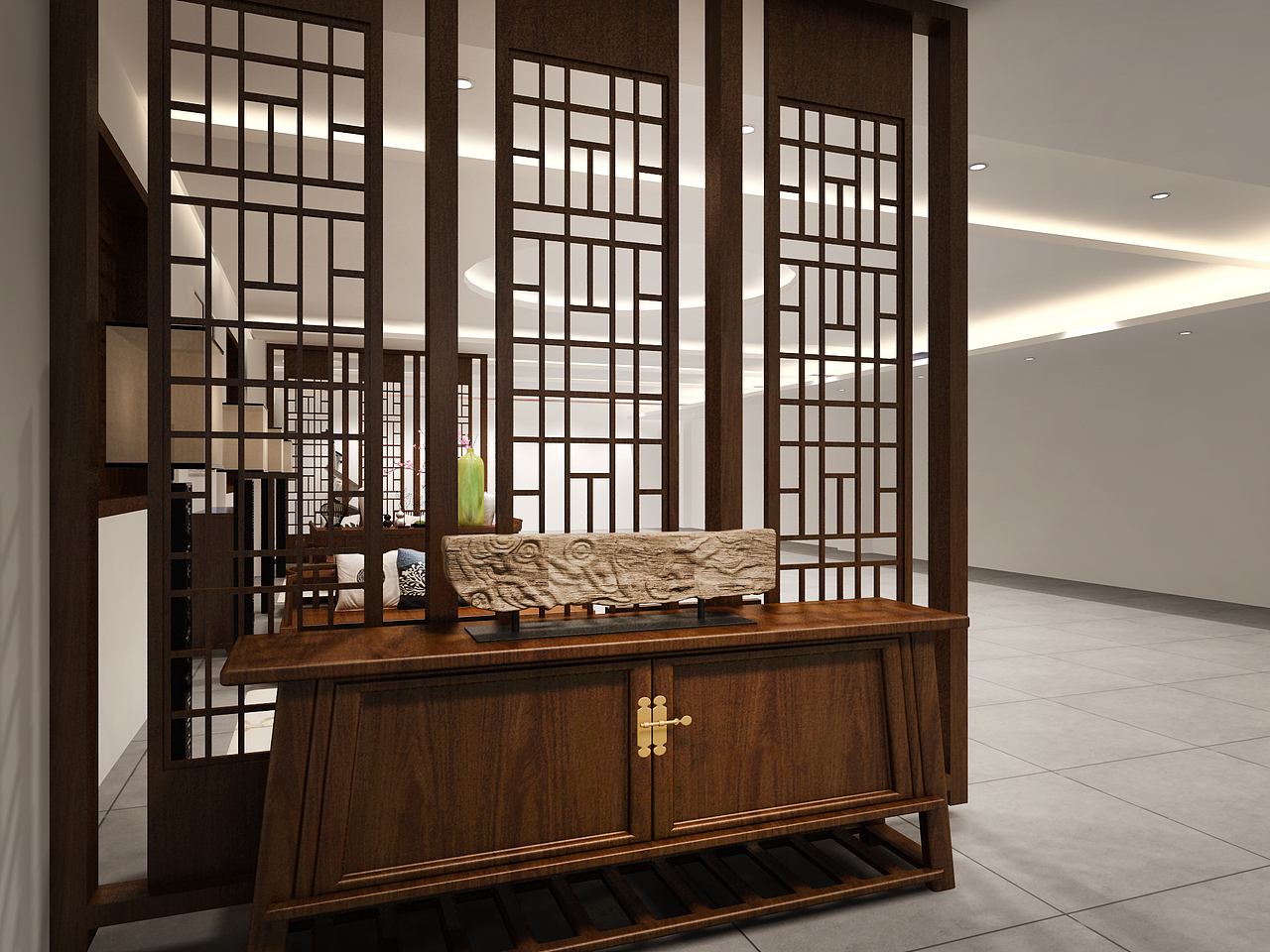中式会所（图ZNTcxNDM4ODA=） - 家装设计 - 站酷设计师杨飞龙设计师原创素材 - 站酷ZCOOL