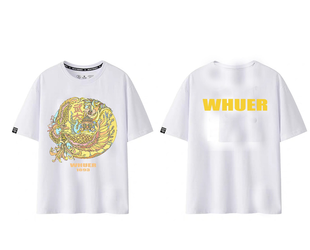 武汉大学主题原创文化衫（图ZMTU2MTkwNjky） - 休闲/流行服饰 - 站酷设计师黄胜福原创素材 - 站酷ZCOOL