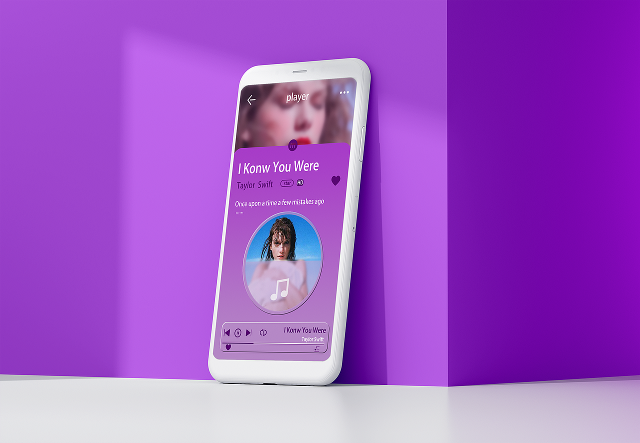 音乐播放器UI（图ZMjkyODE0NTAw） - APP界面 - 站酷设计师江湖2001原创素材 - 站酷ZCOOL