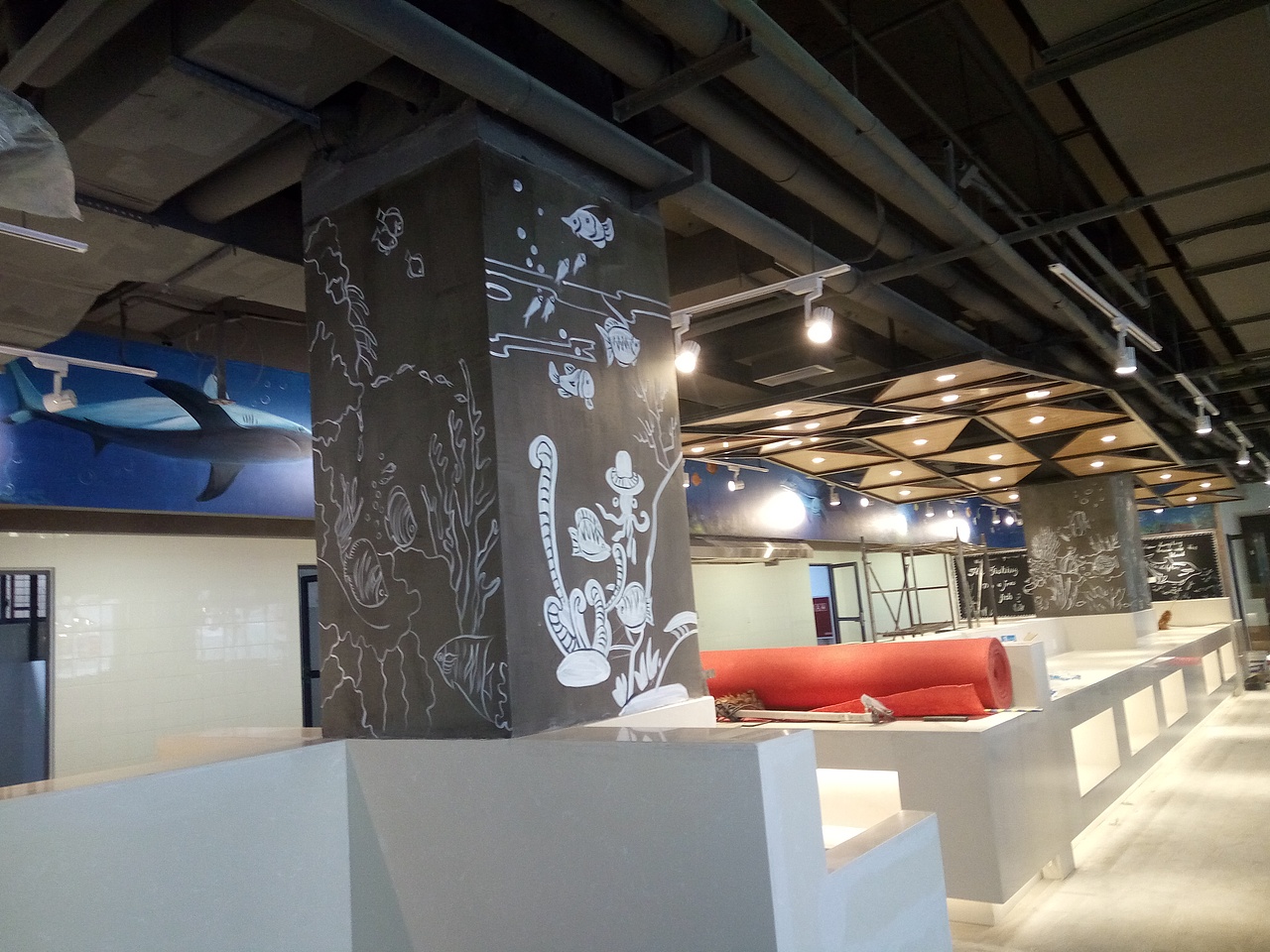 火锅墙绘,餐饮墙绘,串串店墙绘,成都墙绘,成都壁画