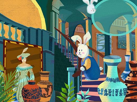 兔子游览博物馆