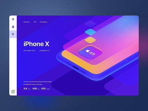 IPHONE X界面