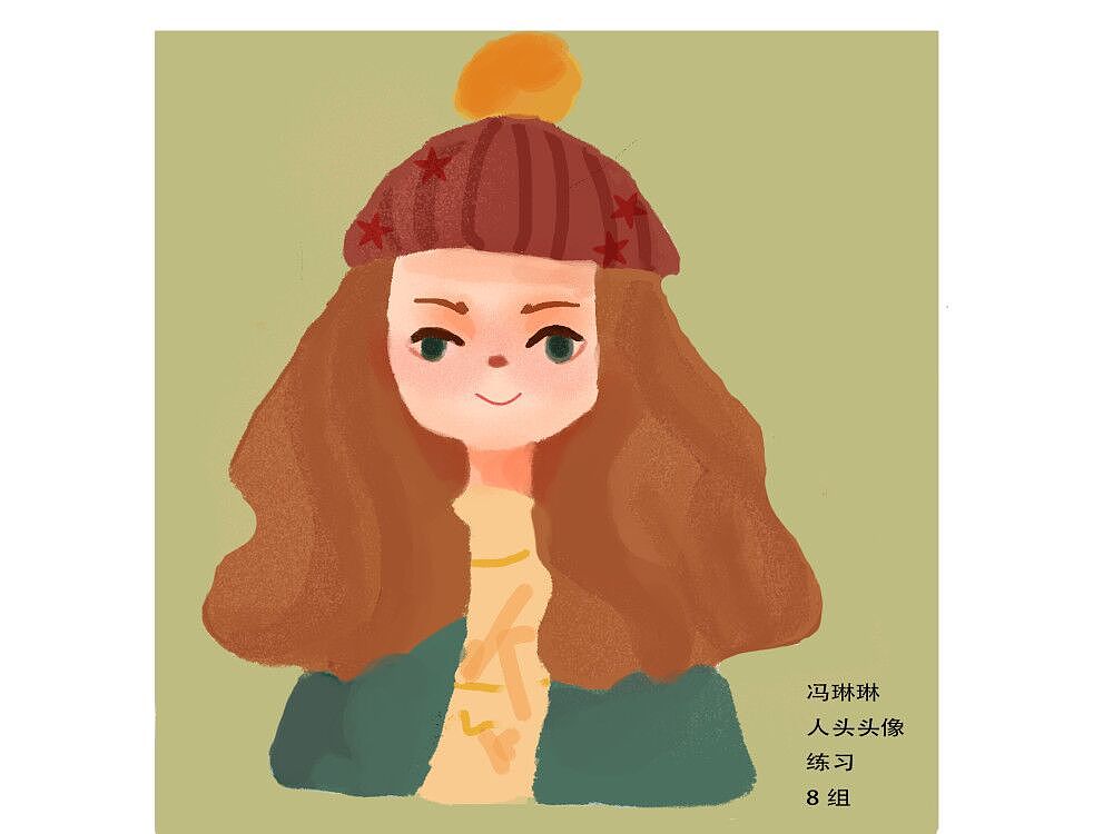 人物头像练习（图ZMjIxOTYwNTA4） - 商业插画 - 站酷设计师琳琳的家原创素材 - 站酷ZCOOL