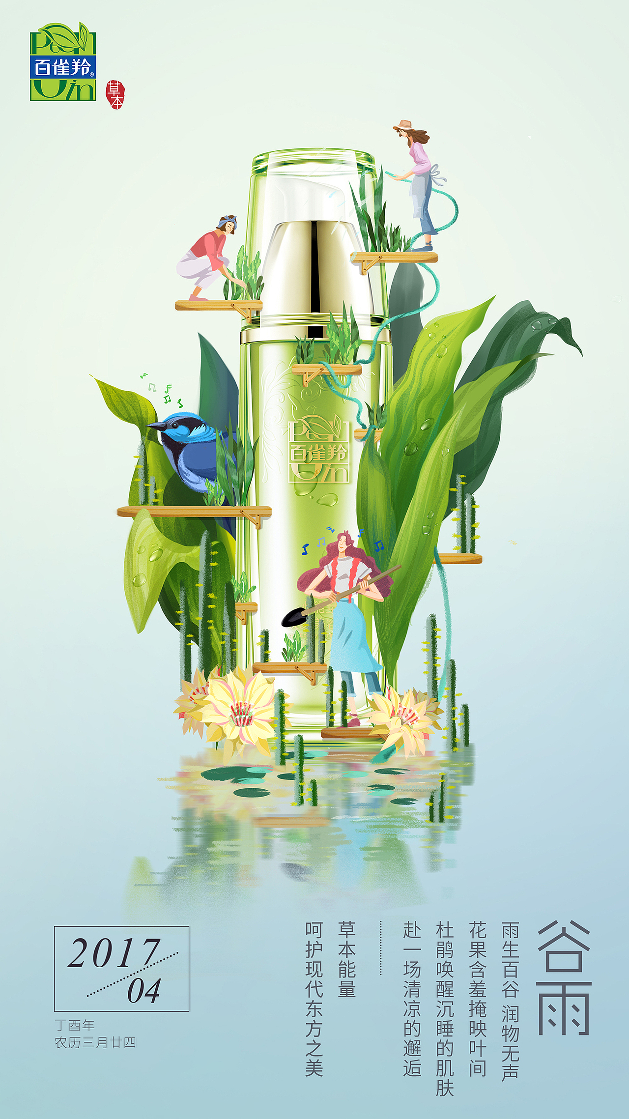 百雀羚2017年节气(上半年合集)