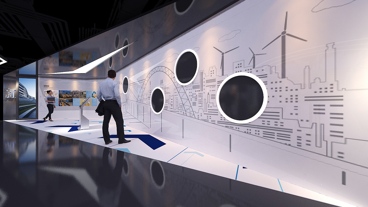 杭州电网展示厅（图ZOTE0NzA2MTI=） - 展陈设计 - 站酷设计师kiddkong1986原创素材 - 站酷ZCOOL