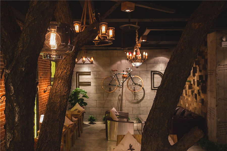 乐山花园餐厅设计装修公司|咖啡花花园餐厅