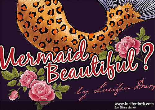 2010夏季 潮流服饰 Lucifer Dark 的T恤图案 邪恶美人鱼插画（图ZMTAyODQ0OA==） - 像素画 - 站酷设计师luciferdark原创素材 - 站酷ZCOOL