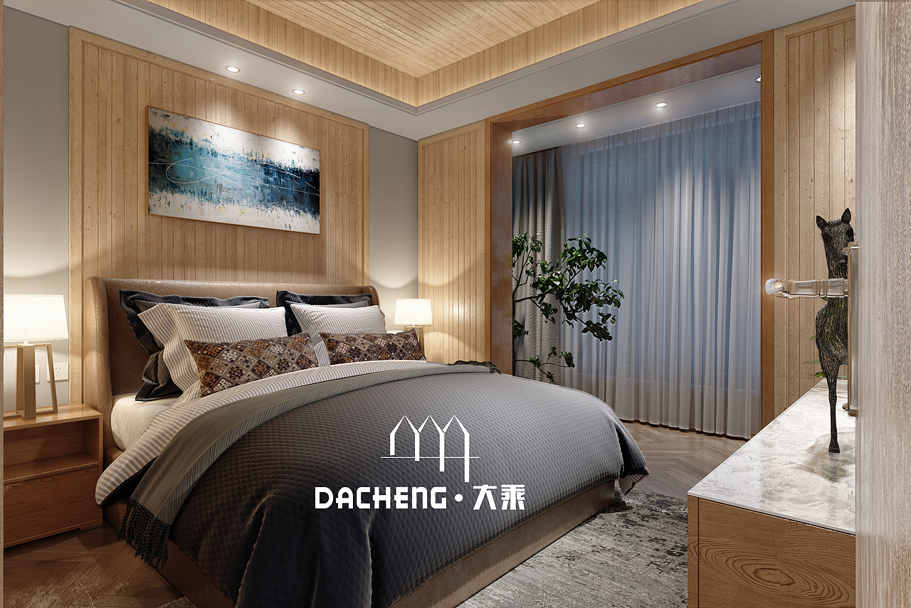 木色空间（图ZOTQ3ODcxNDQ=） - 建筑/空间 - 站酷设计师图匠室内可视化原创素材 - 站酷ZCOOL