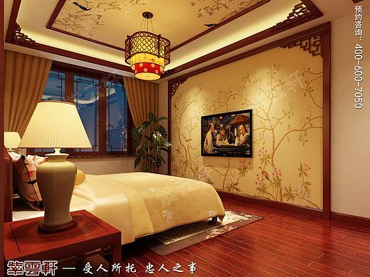 中式设计卧室装修图