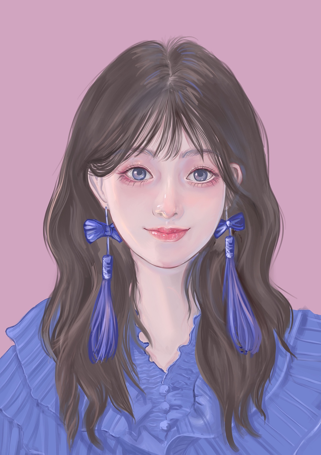 紫罗兰鸢尾少女