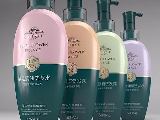 xinsiyuan-洗护系列包装风格设计