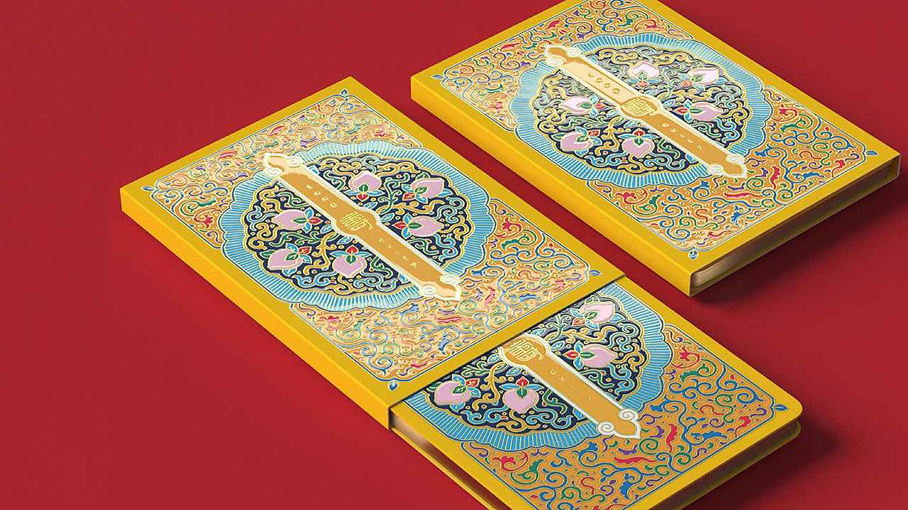 2019 年景泰蓝系列《新春大礼包-福禄寿喜财》（图ZMTQzMDQ4NjY0） - 包装 - 站酷设计师知汇文化一李纪原创素材 - 站酷ZCOOL