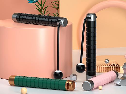 跳繩渲染+詳情（個(gè)人主頁-ZNTI1MzIzODg=） - 其他三維 - 站酷設(shè)計(jì)師move21原創(chuàng)素材 - 站酷ZCOOL