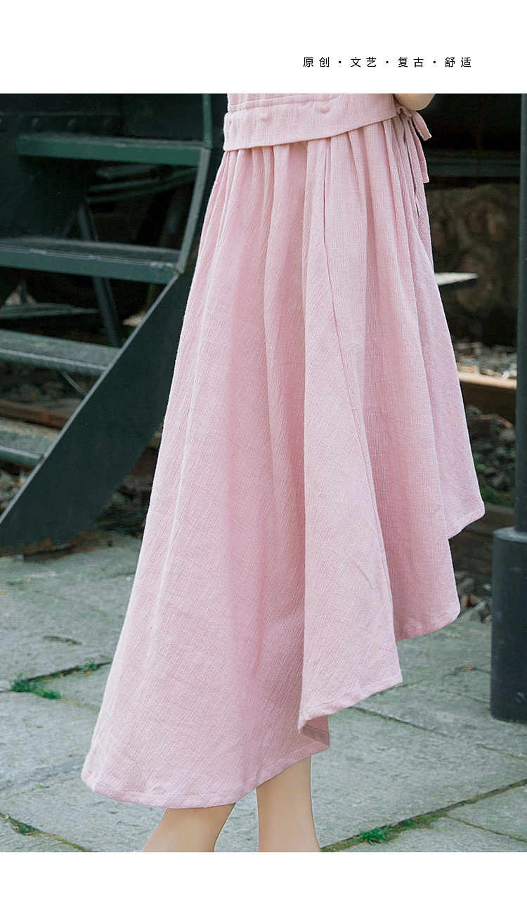 【女装类目已商业】女装详情页文艺复古类风格连衣裙