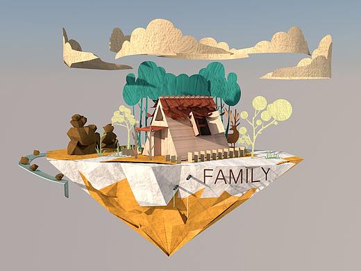 C4D（个人主页-ZMzIwNjg0MDA=） - 场景 - 站酷设计师刘氓兔原创素材 - 站酷ZCOOL