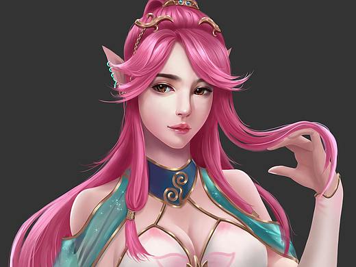 半原创（拼接）女精灵（个人主页-ZMzczMDM1NzY=） - 游戏原画 - 站酷设计师方向向何方原创素材 - 站酷ZCOOL