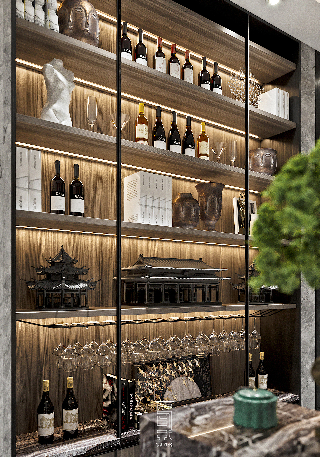 新中式-东莞松山湖（图ZMTQ0NDc3NTYw） - 家装设计 - 站酷设计师乌影原创素材 - 站酷ZCOOL