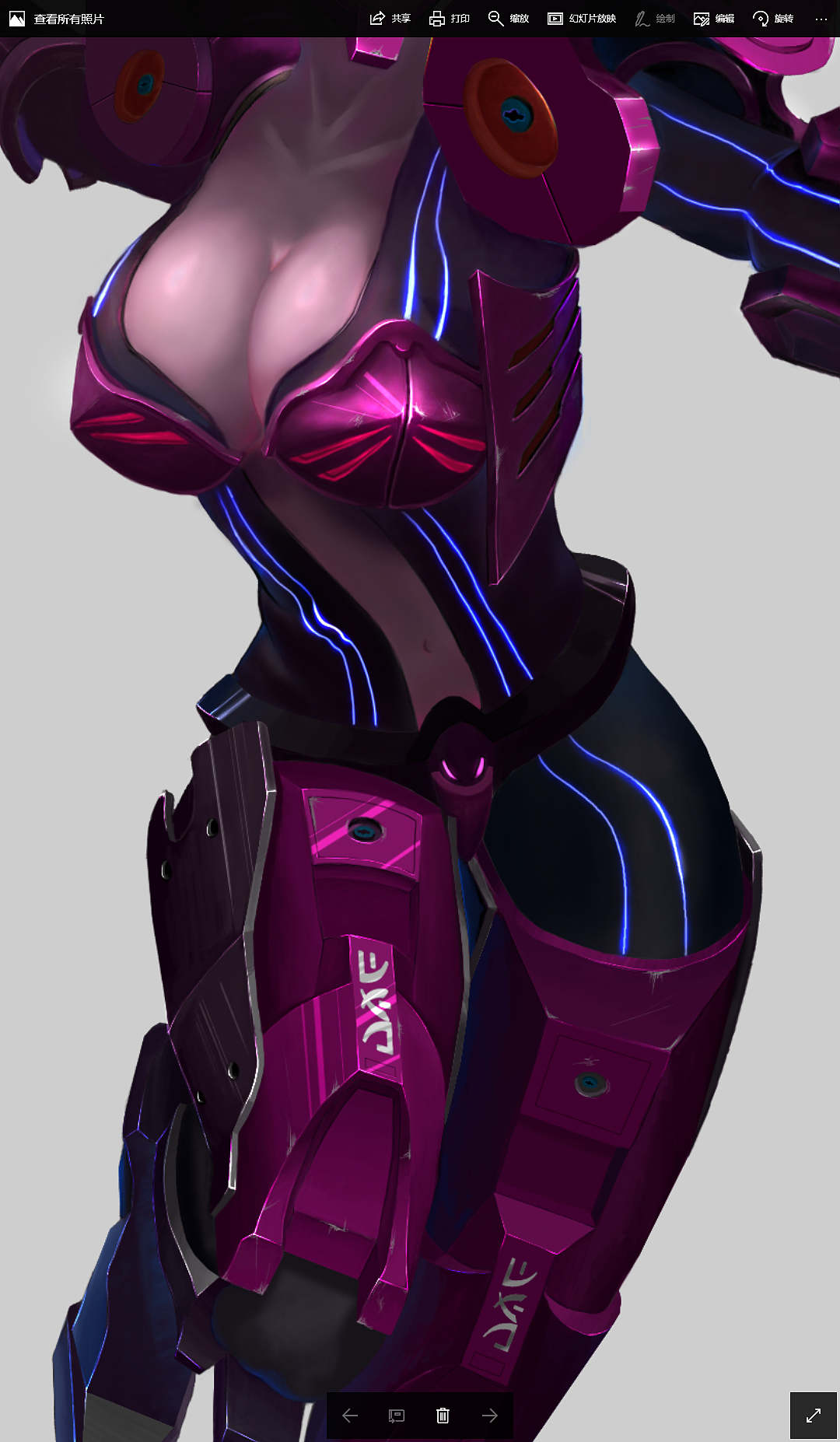 原创性感机甲女兵