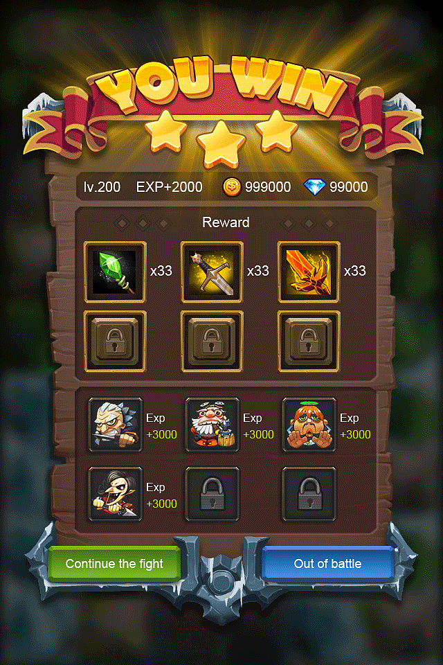 《寒冬之夜》游戏UI界面设计