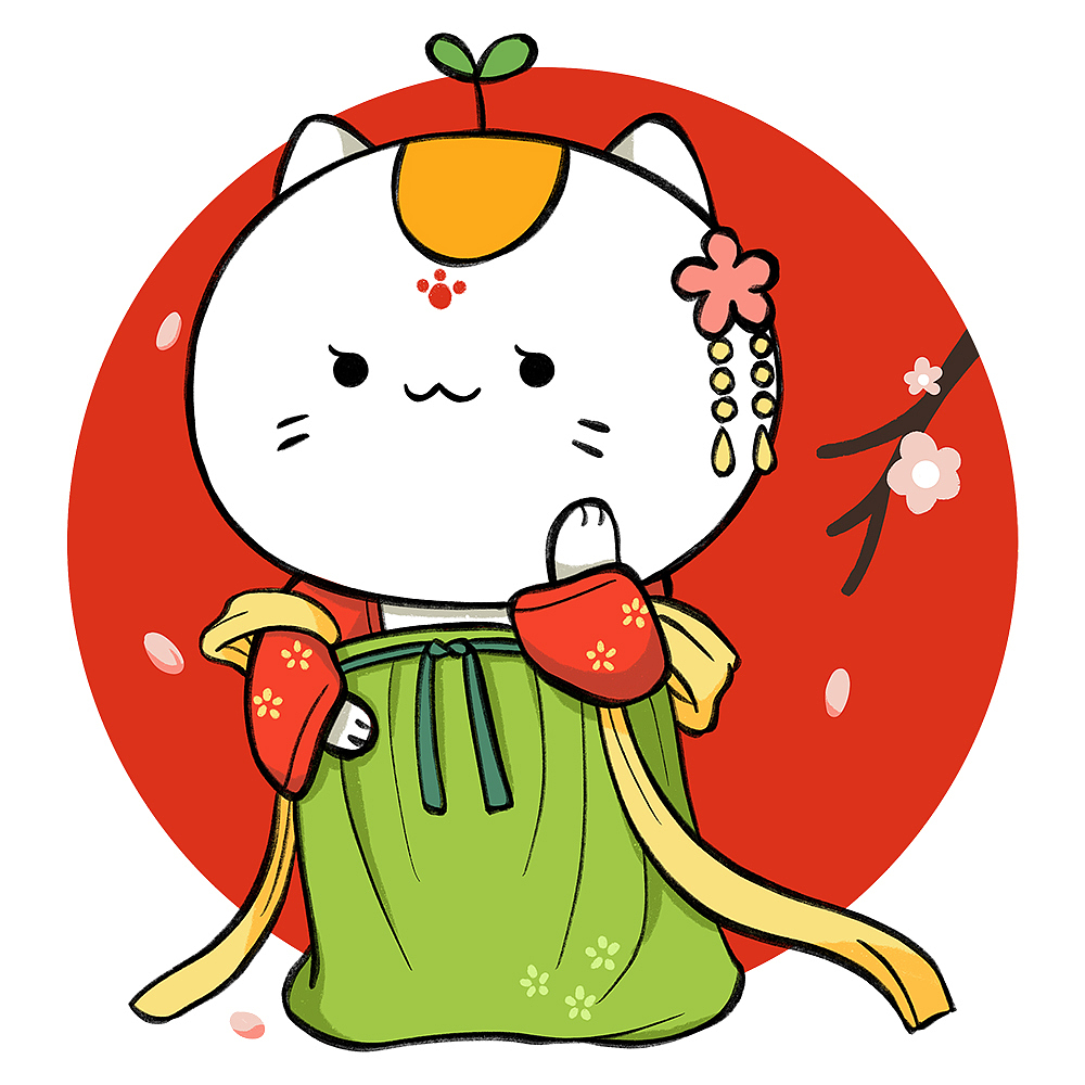 夏晓猫国潮风商插