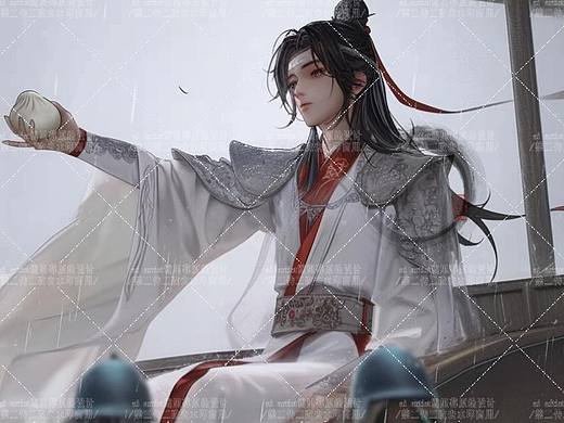 一组古风白衣小公子美男形象设计：安得广厦千万间-②